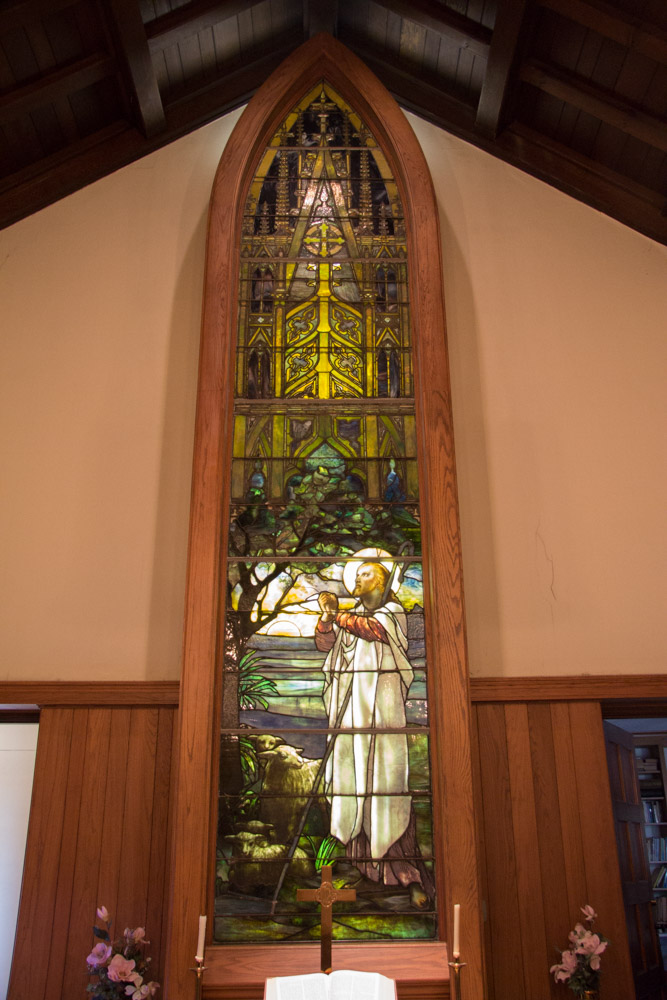 White Tiffany Window CloseUp
